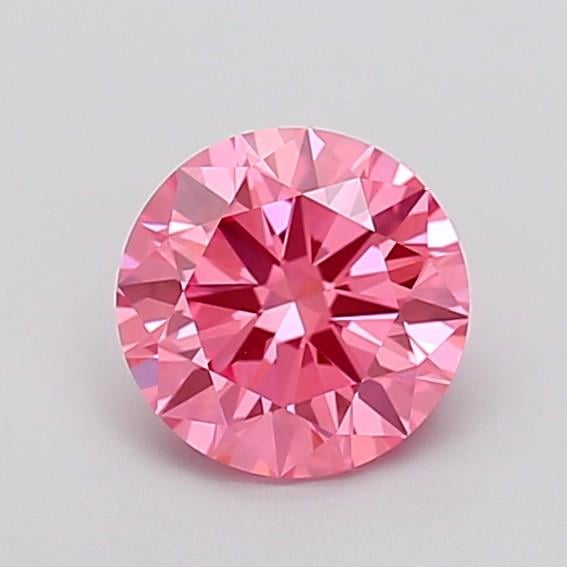 1.50 Ct. Fancy Vivid Pink Round Lab Grown Diamond