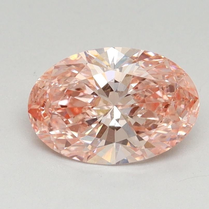 1.19 Ct. Fancy Vivid Pink Oval Lab Grown Diamond