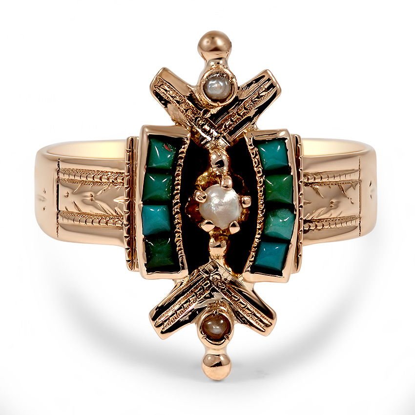 Victorian Pearl Vintage Ring