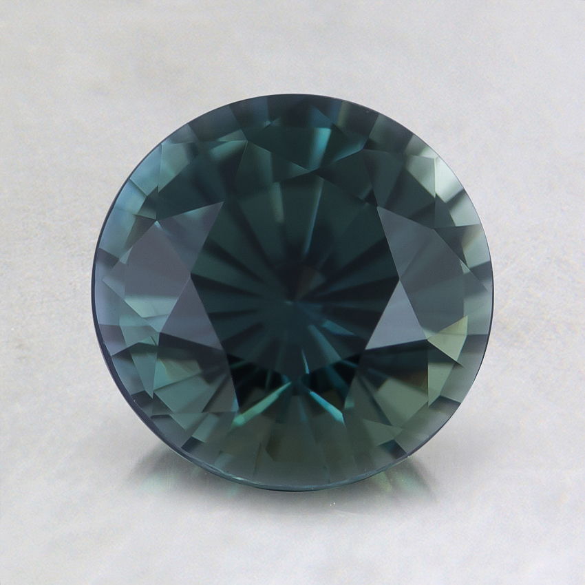 7mm Unheated Green Round Sapphire