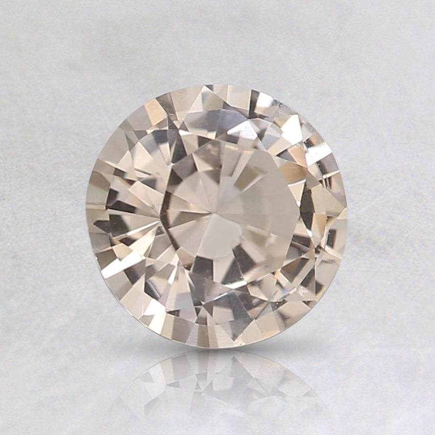 6.1mm Unheated Peach Round Sapphire