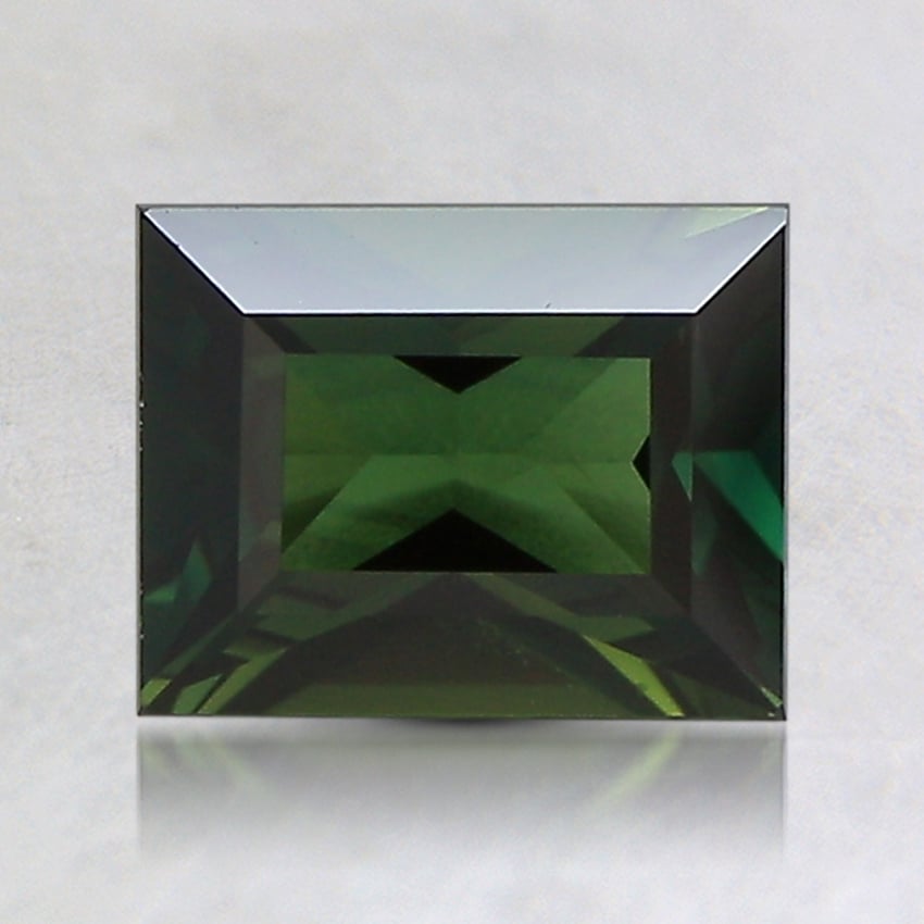 7.2x5.7mm Teal Baguette Australian Sapphire