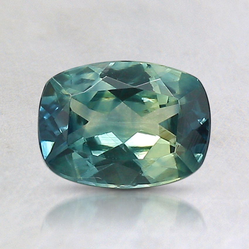 7x5.2mm Bi-Color Cushion Montana Sapphire