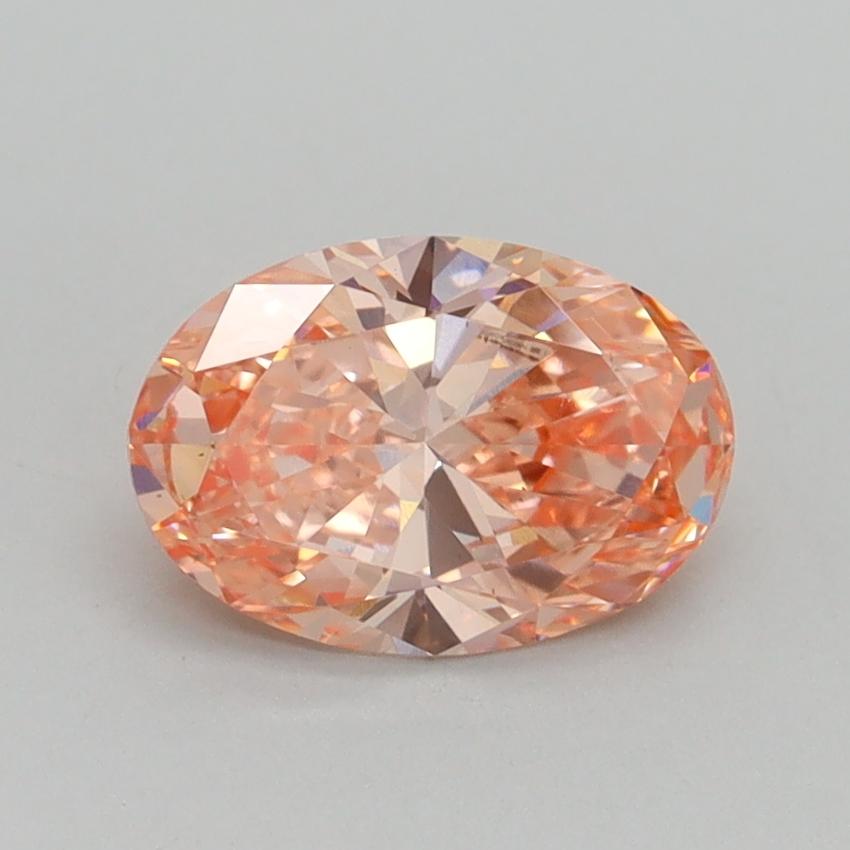 1.14 Ct. Fancy Vivid Pink Oval Lab Grown Diamond