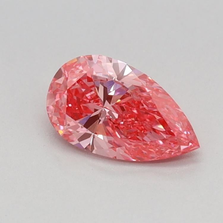 0.39 Ct. Fancy Vivid Pink Pear Lab Grown Diamond
