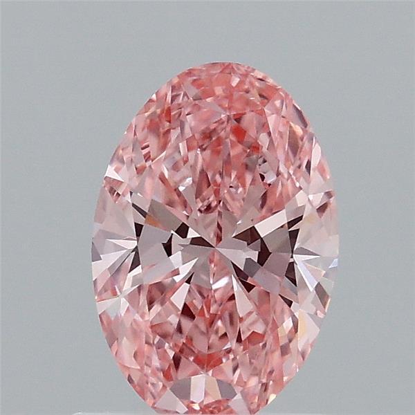 0.96 Ct. Fancy Vivid Pink Oval Lab Grown Diamond
