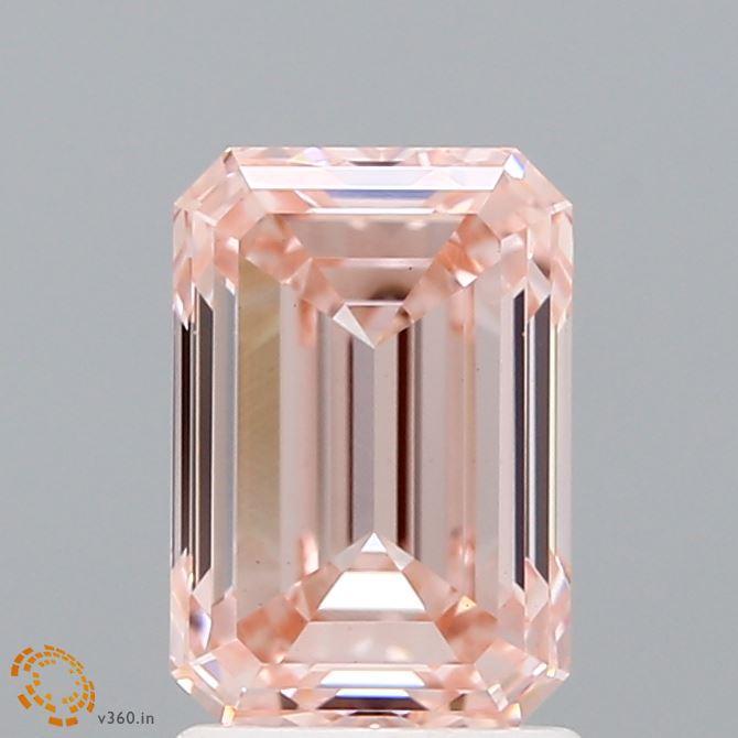 1.94 Ct. Fancy Intense Pink Emerald Lab Grown Diamond