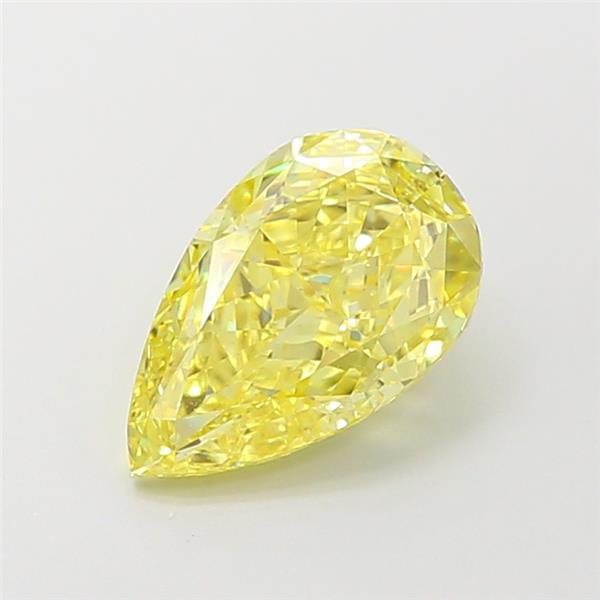 2.31 Ct. Fancy Intense Yellow Pear Lab Grown Diamond