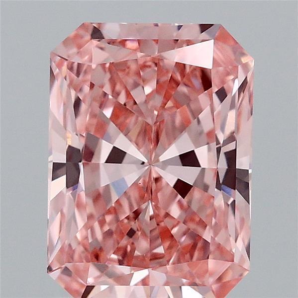 2.05 Ct. Fancy Vivid Pink Radiant Lab Grown Diamond