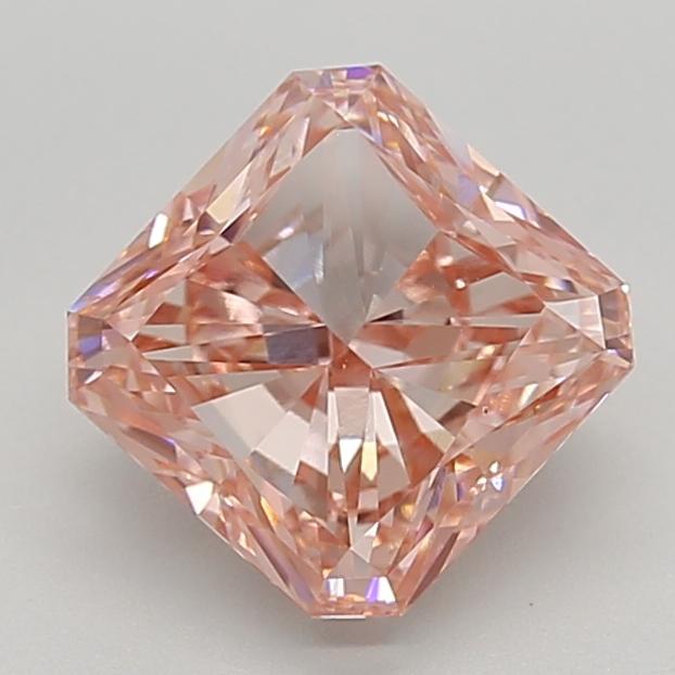 3.0 Ct. Fancy Intense Pink Radiant Lab Grown Diamond