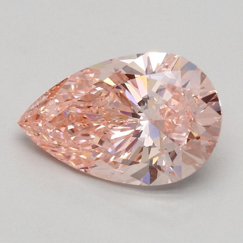 1.90 Ct. Fancy Pink Pear Lab Grown Diamond