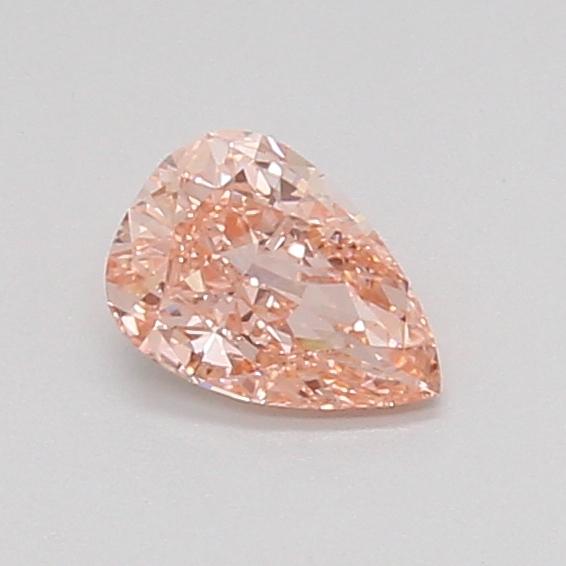 0.44 Ct. Fancy Vivid Pink Pear Lab Grown Diamond