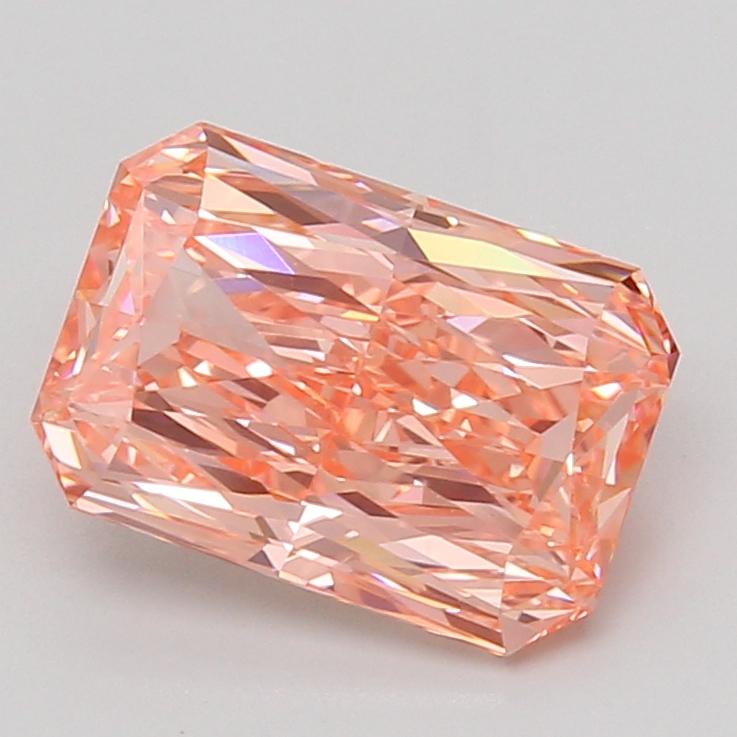 3.10 Ct. Fancy Vivid Pink Radiant Lab Grown Diamond