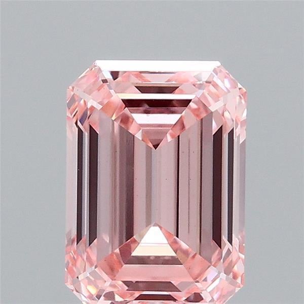 1.55 Ct. Fancy Vivid  Pink Emerald Lab Grown Diamond