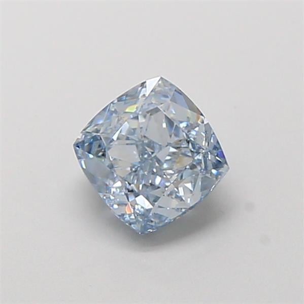 1.00 Ct. Fancy Intense Blue Cushion Lab Grown Diamond