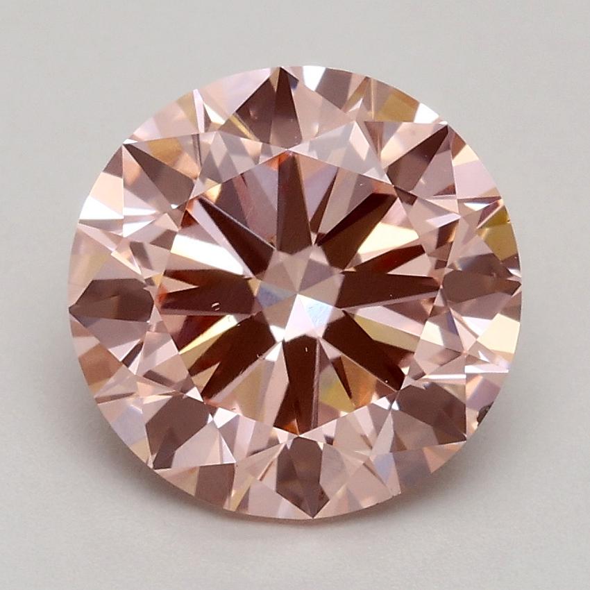 2.00 Ct. Fancy Pink Round Lab Grown Diamond