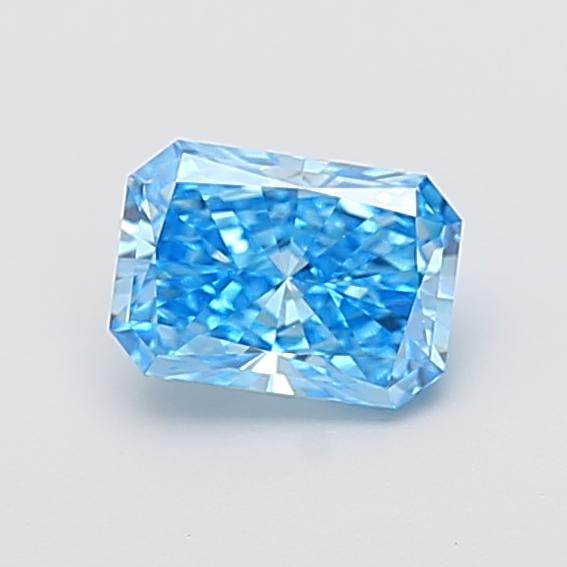 1.03 Ct. Fancy Vivid  Blue Radiant Lab Grown Diamond
