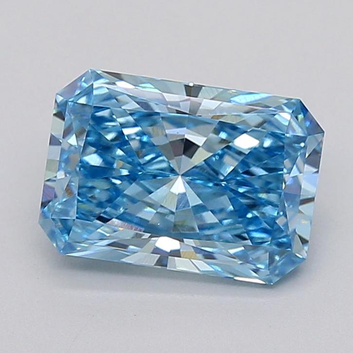 2.03 Ct. Fancy Vivid  Blue Radiant Lab Grown Diamond