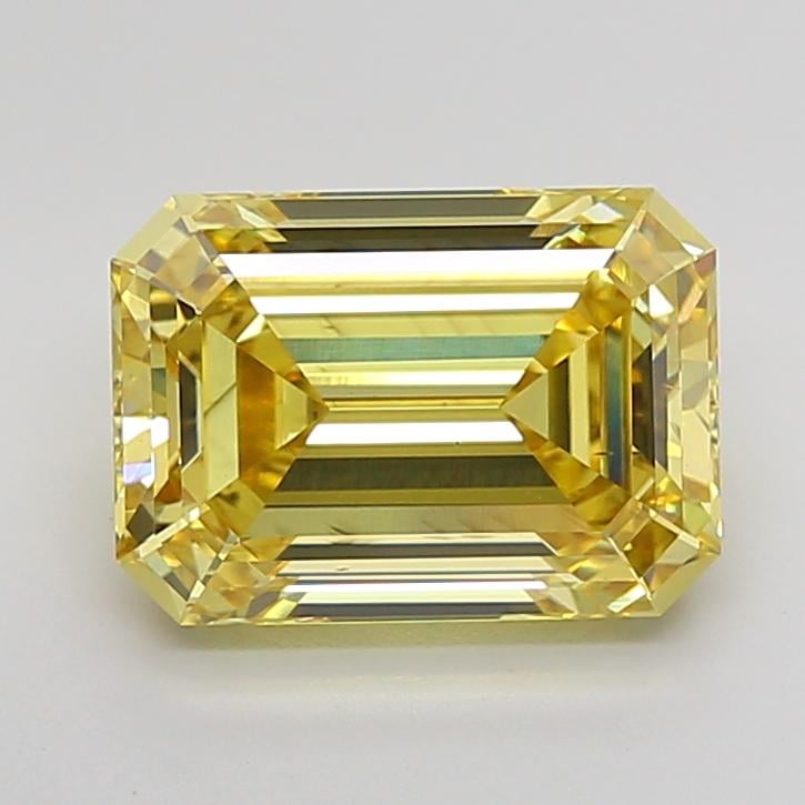 4.78 Ct. Fancy Intense Yellow Emerald Lab Grown Diamond