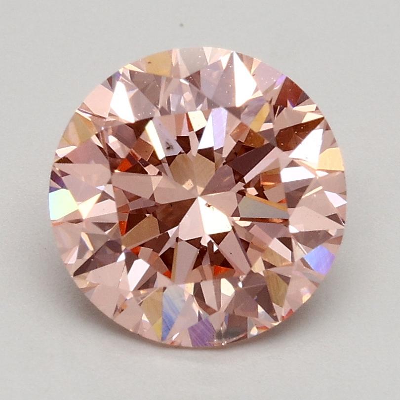 1.50 Ct. Fancy Intense Pink Round Lab Grown Diamond