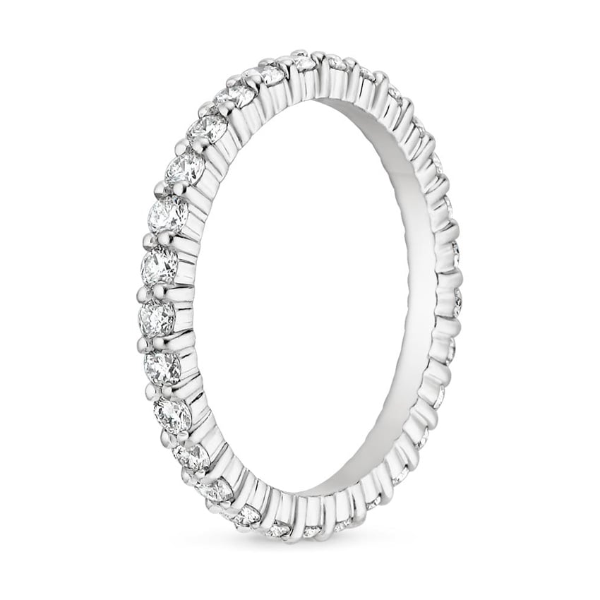 Shared Prong Eternity Diamond Ring | Brilliant Earth
