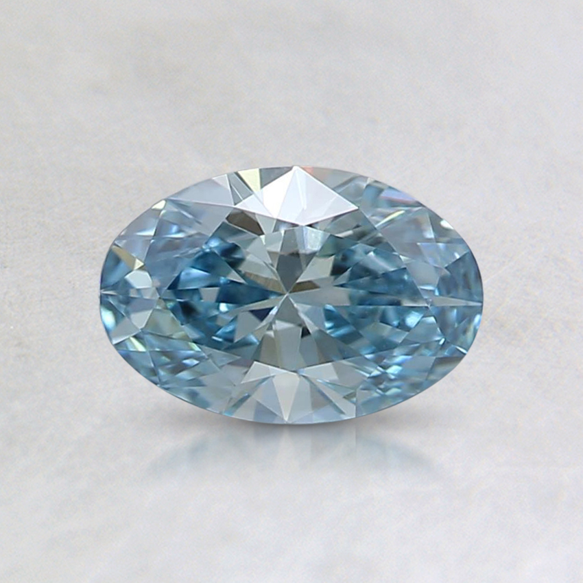 0.53 Ct. Fancy Blue Oval Lab Grown Diamond