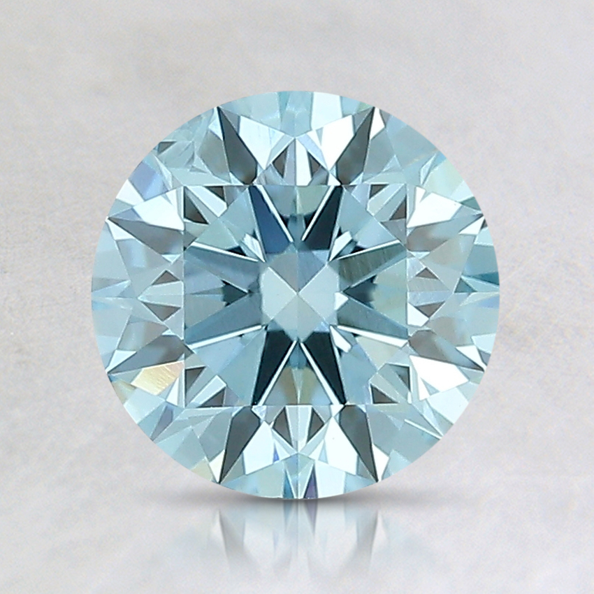1.20 Ct. Fancy Blue Round Lab Created Diamond