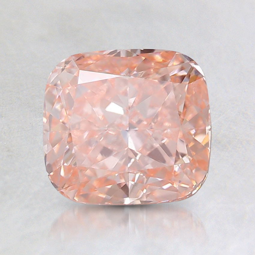 1.50 Ct. Fancy Intense Orangy Pink Cushion Lab Grown Diamond