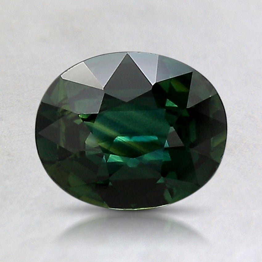 7.4x6.1mm Parti-Color Oval Sapphire
