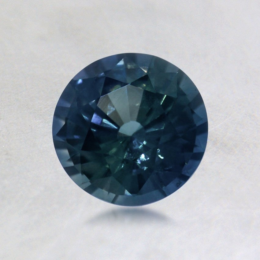 6mm Dark Teal Round Sapphire