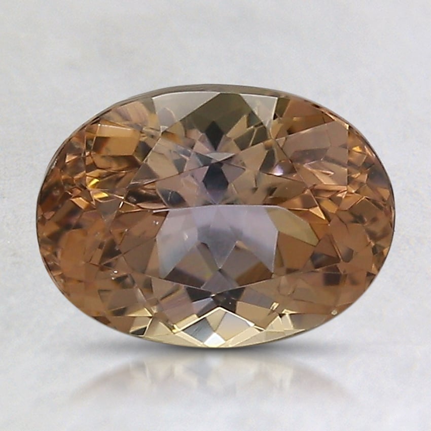 8.5x6.3mm Unheated Parti-Color Oval Tanzanite