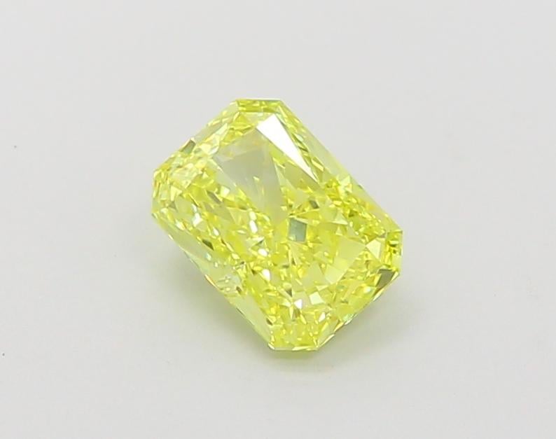 1.01 Ct. Fancy Vivid Yellow Radiant Lab Grown Diamond
