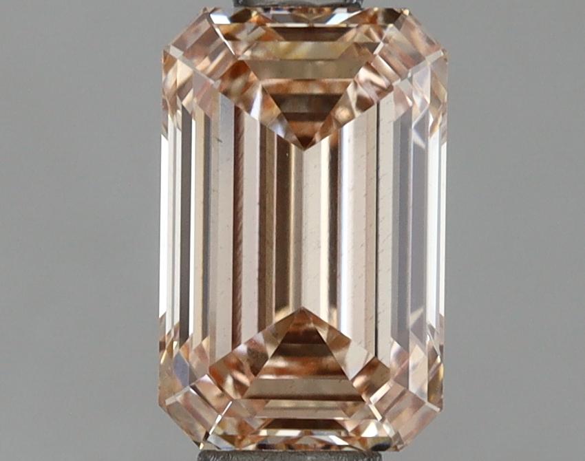 1.13 Ct. Fancy Brown Pink Emerald Lab Grown Diamond