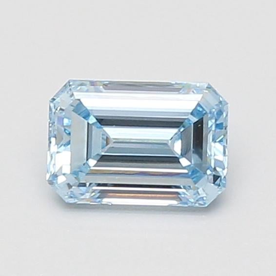 0.77 Ct. Fancy Intense Blue Emerald Lab Grown Diamond