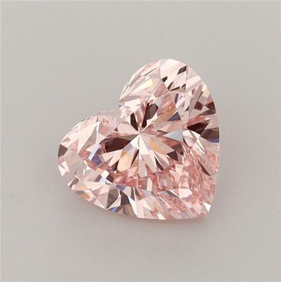 1.33 Ct. Fancy Intense Pink Heart Lab Grown Diamond
