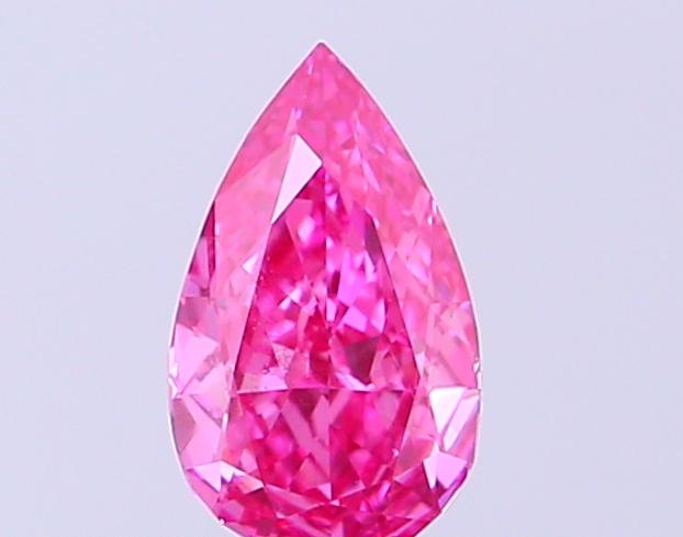 0.32 Ct. Fancy Vivid Pink Pear Lab Grown Diamond