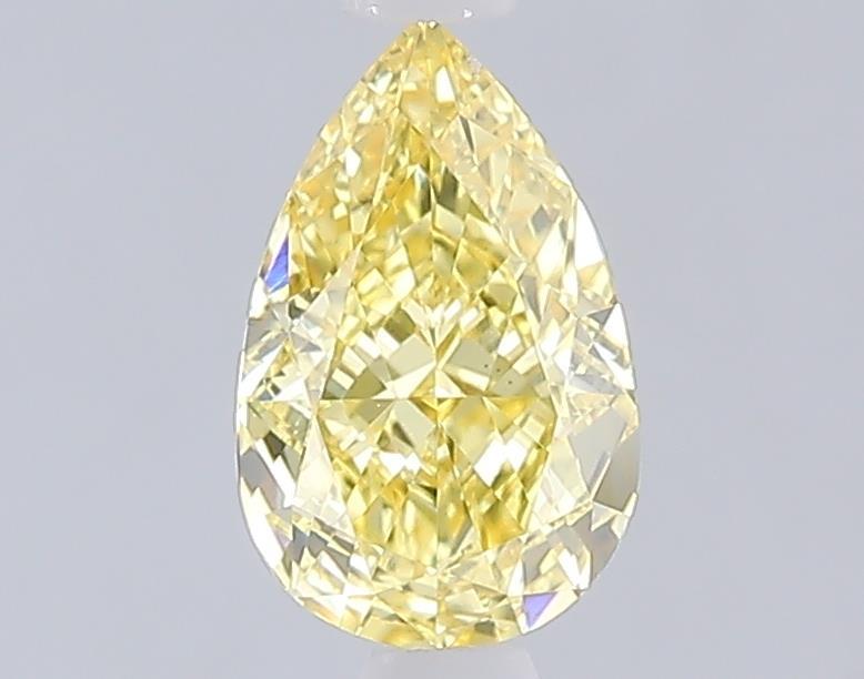 1.03 Ct. Fancy Vivid Yellow Yellow Pear Lab Grown Diamond