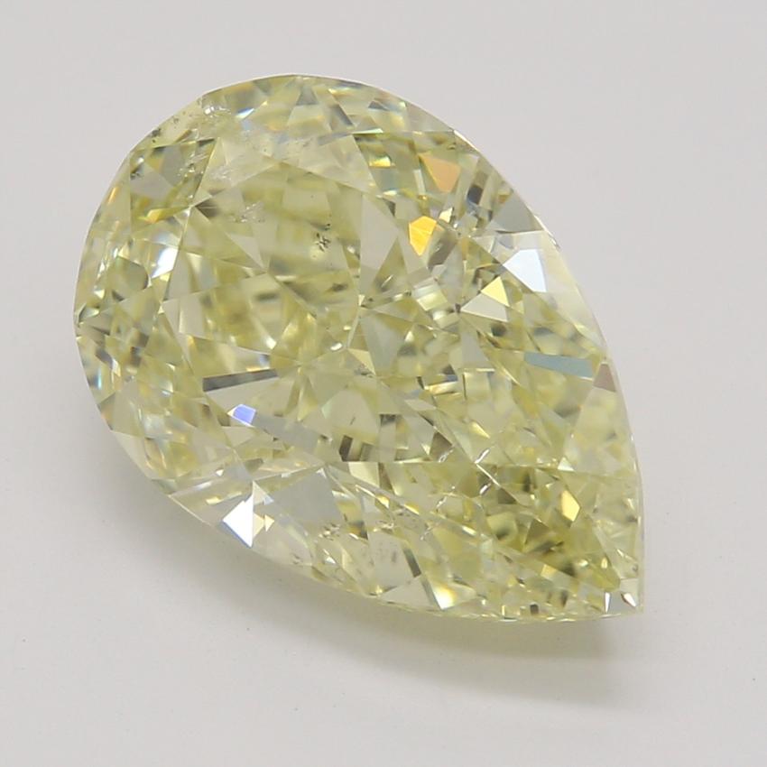 2.50 Ct. Fancy Yellow Pear Diamond