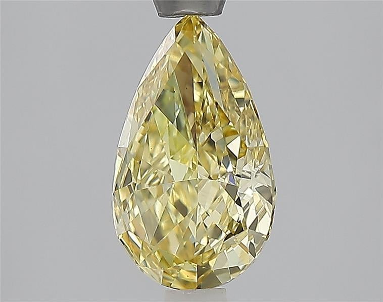 1.51 Ct. Fancy Intense  Yellow Pear Lab Grown Diamond