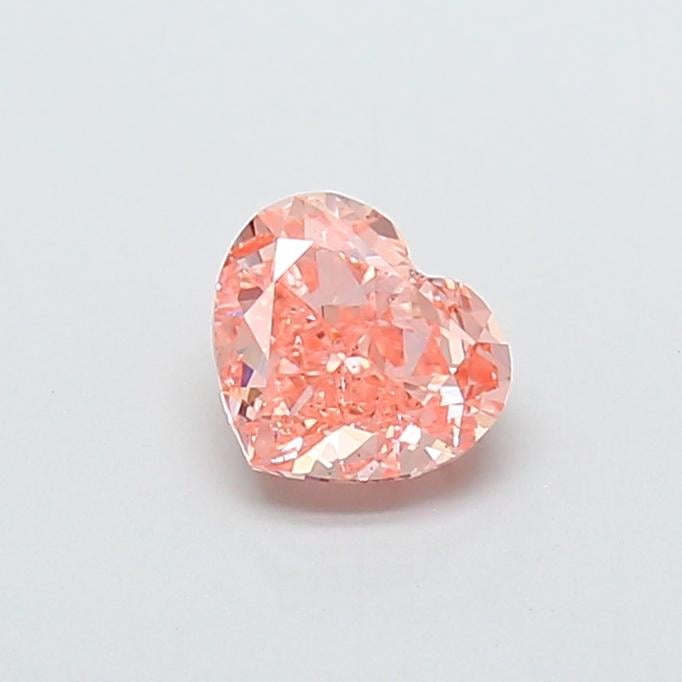 1.02 Ct. Fancy Intense  Pink Heart Lab Grown Diamond