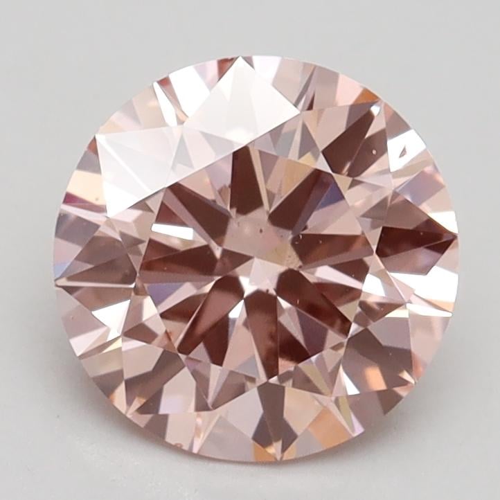 1.70 Ct. Fancy Intense Pink Round Lab Grown Diamond