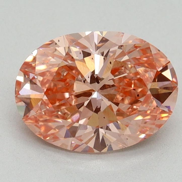 1.51 Ct. Fancy Vivid Pink Oval Lab Grown Diamond
