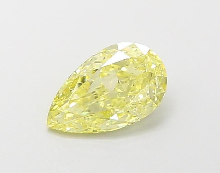 0.86 Ct. Fancy Intense Yellow Pear Lab Grown Diamond