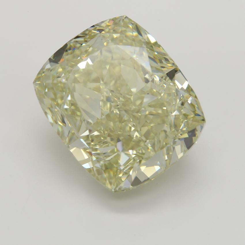 20.31 Ct. Fancy Brownish Greenish Yellow Cushion Diamond