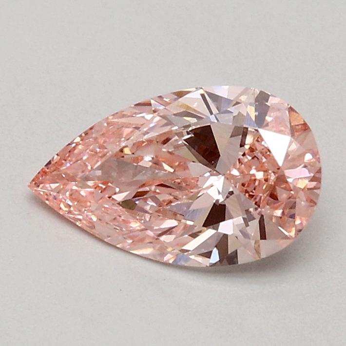 0.50 Ct. Fancy Intense Pink Pear Lab Grown Diamond