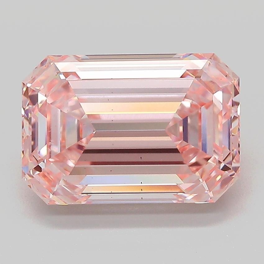 5.01 Ct. Fancy Intense Pink Emerald Lab Grown Diamond