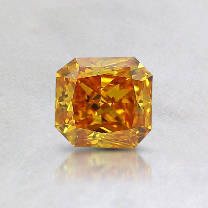 0.36 Ct. Fancy Vivid Orange-Yellow Radiant Lab Grown Diamond