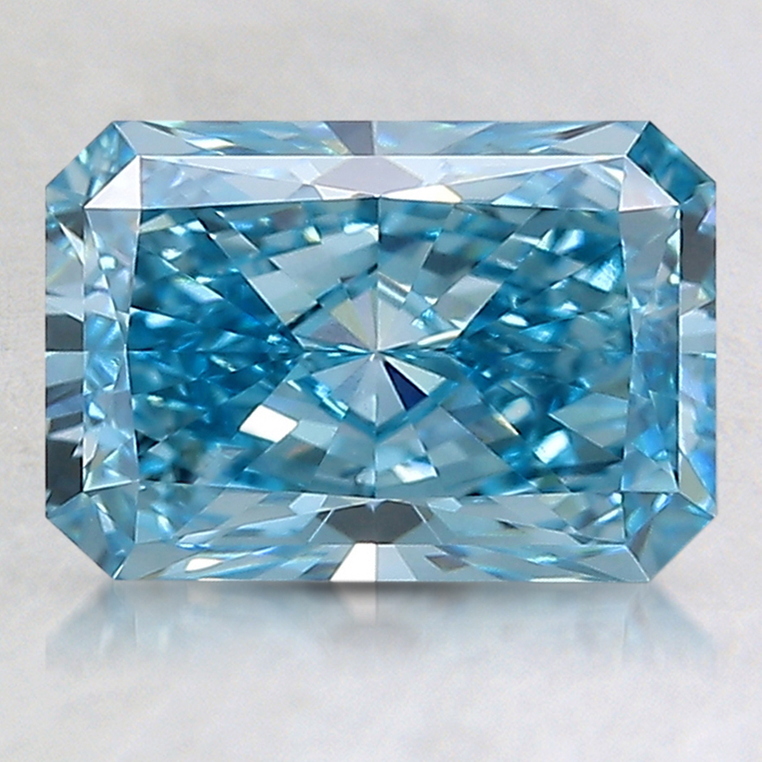 2.01 Ct. Fancy Vivid Blue Radiant Lab Created Diamond
