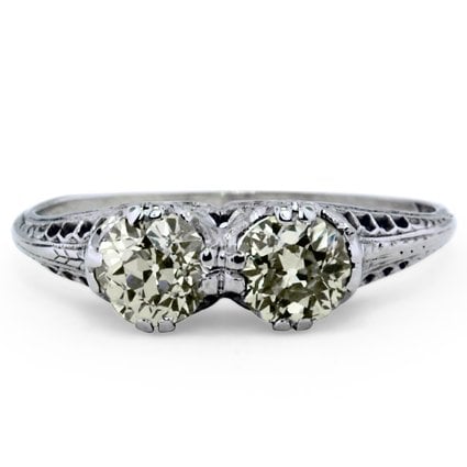 Art Nouveau Diamond Vintage Ring
