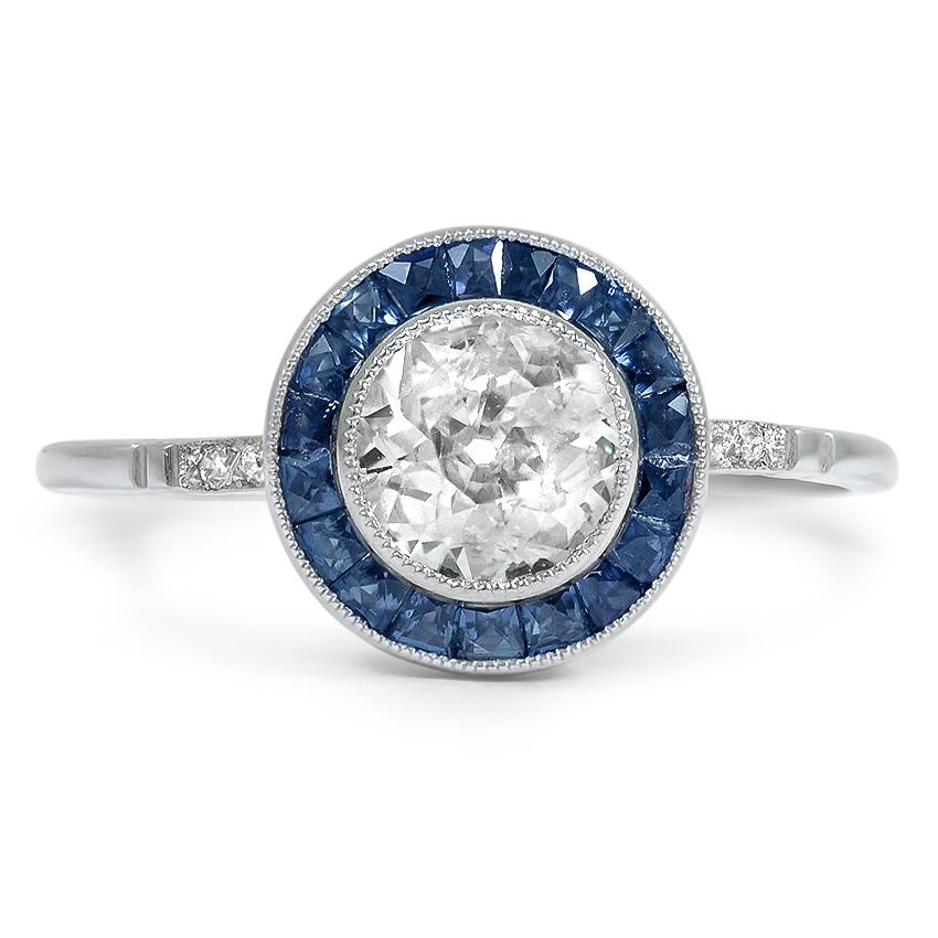 Modern Reproduction Diamond Vintage Ring